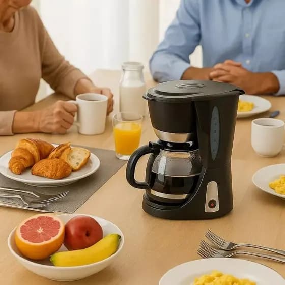 Cafeteira Elétrica Água Fervedor Bule Xícaras Jarra Chaleira Panela Esquenta Aquecer Bebidas