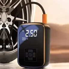 Mini Compressor de Ar Portatil Bomba de Ar Pneu Carro  Moto Recarregavél Digital USB Calibrador Pneu