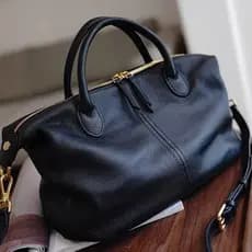 Portátil elegante All-Match Boston ombro novo estilo saco do mensageiro couro macio Premium