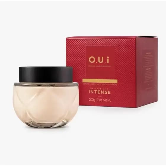 CREME  HIDRATANTE DESODORANTE CORPORAL O.U.I PARIS ORIGINAL 200G E 400ML