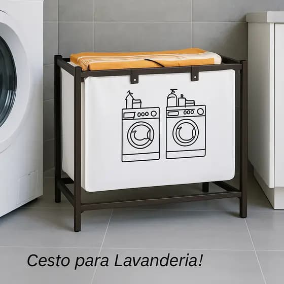 Cesto Organizador de Roupas Grande Reforçado 🧺 Multiuso para Lavanderia, Casa, Quintal ou Futebol – Prático e Durável