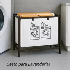 Cesto Organizador de Roupas Grande Reforçado 🧺 Multiuso para Lavanderia, Casa, Quintal ou Futebol – Prático e Durável