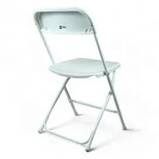 Cadeira Dobrável Resistente Portátil Capacidade 100kg Camping Lazer Branca
