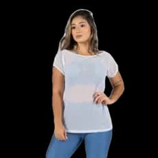 Blusa Feminina Fitness de Tela Roupa de Academia