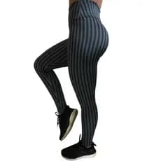 Calça Feminina Legging Fitness Tecido Estampado Zig Roupa de Academia