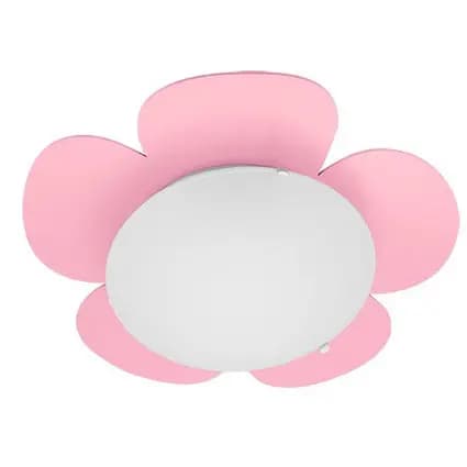 Lustre Plafon quarto infantil bebe criança rosa