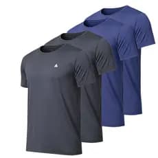 Kit 4 Camisetas Masculinas Lisas Dry Fit Premium – Academia, Treino e Dia a Dia