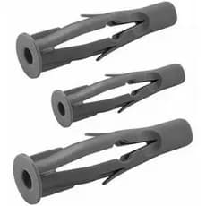 Bucha de fixação para tijolo furado, bloco, 6mm, 8mm e 10mm, pacote com 200, 100 ou 50 peças