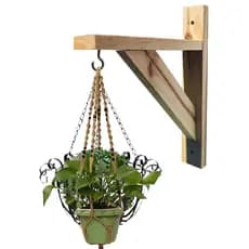 Kit 4 Suporte Para Pendurar Vaso De Planta Na Parede Gancho