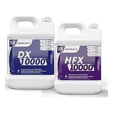DESENCRUSTANTE HFX 10000 + DESENGRAXANTE DX 10000 5L AUTOLIMPE