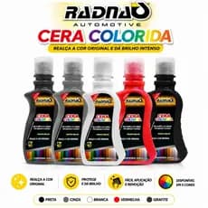 Cera Colorida Automotiva Premium Liquida Carro 200ml Radnaq
