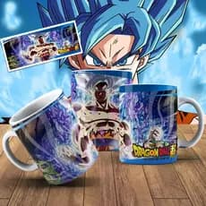 Caneca Dragon Ball  Personalizada Porcelana Ultra Brilho Vários Modelos