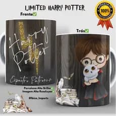 Caneca HP Xicara Personalizada Porcelana Cut Cartoon Edição Limitada