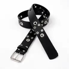 Cintos Femininos Ilhós Punk Rock Largo 4cm Lançamento Exclusivo Da Moda Cowboy - Estela