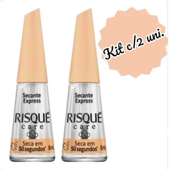 Kit c/2 unidades Secante Express Risqué Care 8ml