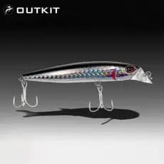 Wobbler Pesca 10.5g 9 OUTKIT Cm Floating Laser Minnow Pike Baixo Iscas De Peche Crank Isca Artificial 3D Olhos
