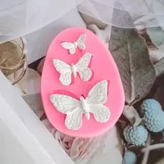 Forma Molde Silicone Borboleta Confeitaria Resina Artesanato Decoração Pasta Americana Biscuit DIY