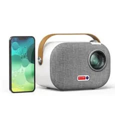 Projetor BlitzWolf V2 200 ANSI Lumens 1080P Projetor Android Correção Keystone Automática 5G-WIFI 200ANSI Lumens Android 9.0 Portátil Mini Home Theater Cinema em Casa
