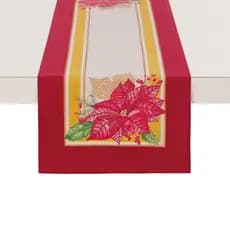 Trilho de mesa Karsten Natal Poinsetias