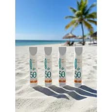 KIT COM 4 PROTETORES SOLAR 50FPS Heitor 150ML, ROSTO E CORPO, TOQUE SECO