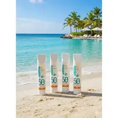 KIT COM 4 - PROTETOR SOLAR 50FPS HEITOR SOL E PROTEÇÃO - 150ML, CORPO E ROSTE, TOQUE SECO