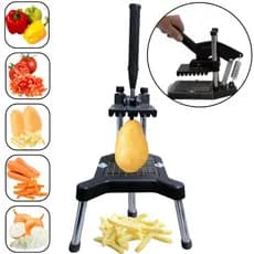 Picador de Legumes Industrial Fatiador Cabrita Batata Frutas Profissional + 2 Molas