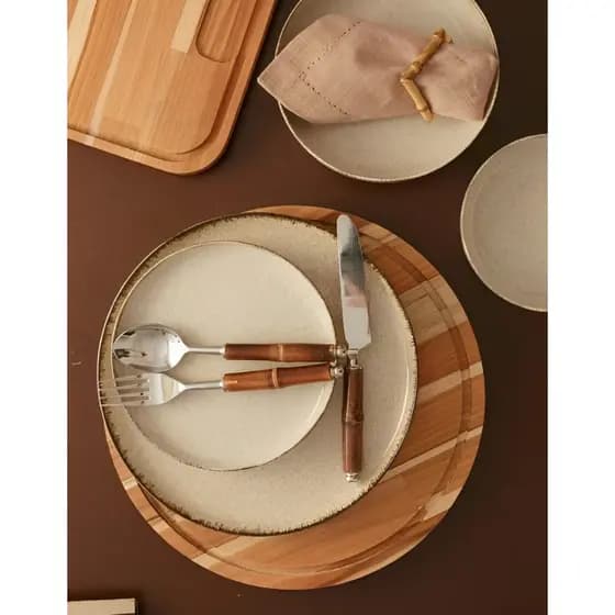 Prato Raso Moderno 100% Porcelana 27 cm