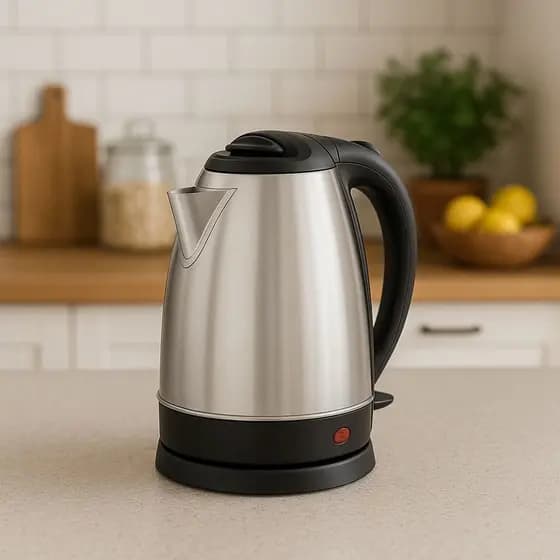 Chaleira Elétrica Inox 1,8L com Desligamento Automático – Home Land