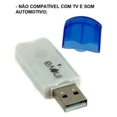 Adaptador Receptor Bluetooth USB para Som e Aparelhos de som  BTMR-6314 Inova