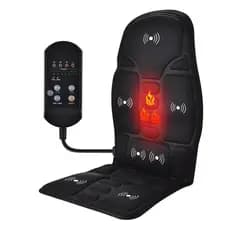 Assento Massageador Elétrico Shiatsu Veicular Escritório Domestico 8 Modos 3 Intensidades 12v