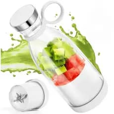 Mini Liquidificador Portátil USB Potência e Praticidade 420ml Envio Imediato