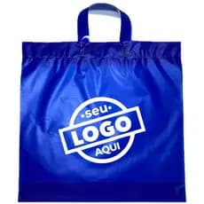 Sacola Alça Fita 45x55 100 unidades personalizadas COM O SEU LOGO