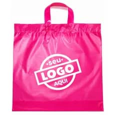 Sacola Alça Fita 40x50 Personalizada COM O SEU LOGO - 100/250/500 unidades