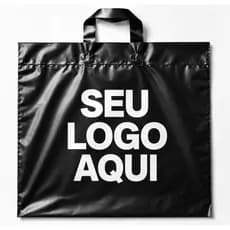 Sacola Alça Fita 40x50 Personalizada COM O SEU LOGO - 50 unidades