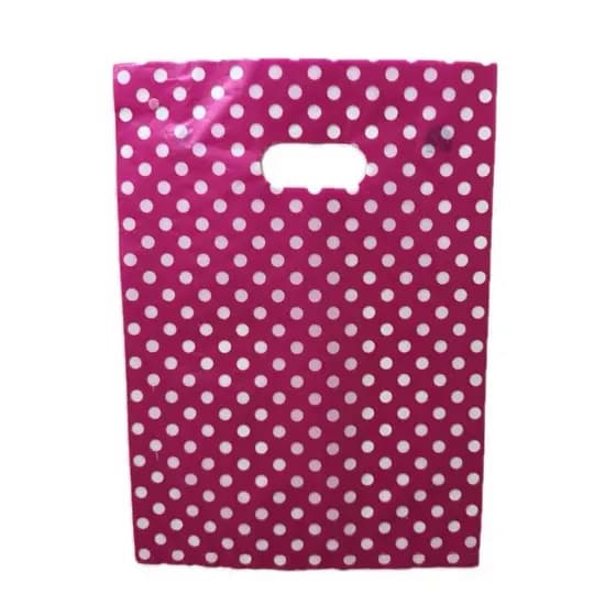 50 Unidades de sacola Plastica Boca Vazada 25x35 cm - Boca de Palhaço - Alça Vazada