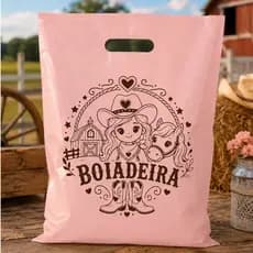 Sacola para Lembrancinha Boiadeira para aniversarios, country, vaqueira- Sacola Fazendinha, animais, - tamanho 20x30