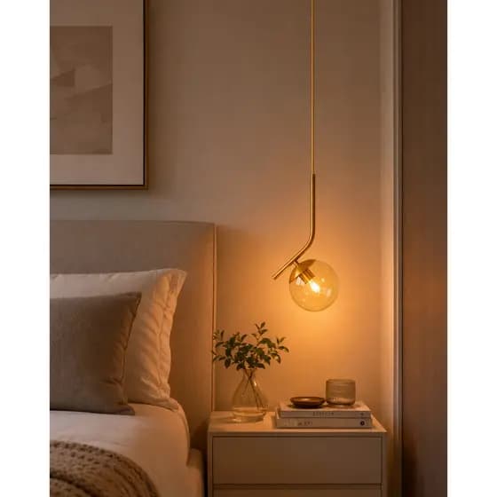 Luminaria Pendente Jabuticaba Inclinado Moon Globo 15 cm Orbit 2 metros