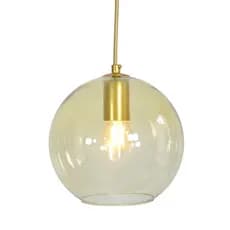Luminária Pendente Moon Jabuticaba Orbit Eleganc Globo de 20 cm