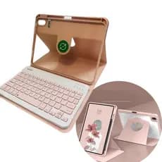 Capa Para Tablet Samsung Giratória S9 Fe 10,9pol  S9 PLUS 12.4POL Com Teclado