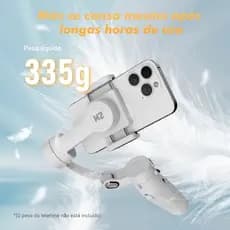 estabilizador gimbal portátil de 3 eixos para smartphone para iphone android rastreamento facial tiktok vídeo inteligent