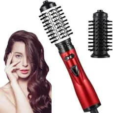Escova Rotativa VERMELHA Anliu 110v 220v Tourmaline Infinity Elétrica Secador de cabelo Professinal