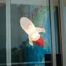 LUMINÁRIA PENDENTE FOGUETE USARE