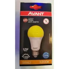 Lâmpada Anti Inseto 12w Led Bulbo Amarela Soquete E27 Avant