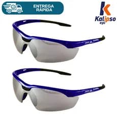 Kit 2 Oculos De Proteção Esportivo Veneza Kalipso Antirrisco Ciclismo Moto Airsoft Engenheiro