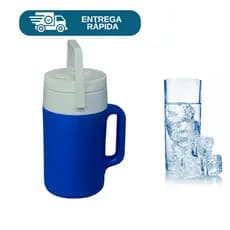 Garrafa Térmica Cantil 2 Litros Com Bico Torneira Água Suco Camping Pescaria Canteiro De Obras