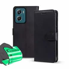 Capa Capinha Carteira Flip + Película Para Motorola G06