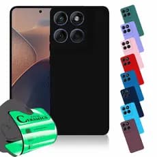 Capa Capinha Anti Impacto Aveludada + Película Para Moto G86 5G