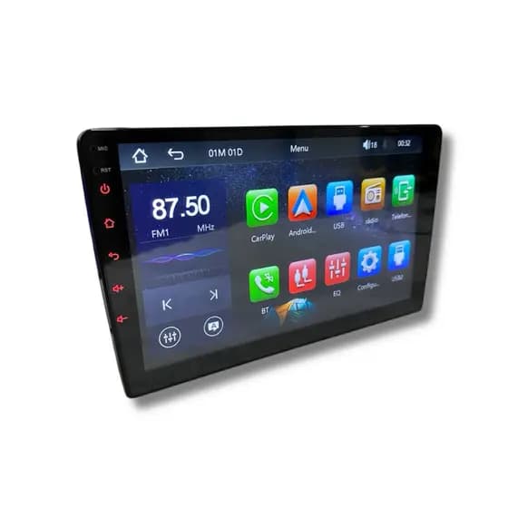 Central Multimídia Mp5 Volkswagen Polo CarPlay sem fio 9 Polegadas