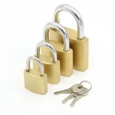 Cadeado Reforçado com 5 tamanhos Diferentes Vendido Por Unidade Para Armário/Bicicleta/Moto/Portão Fechadura Para Porta