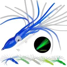 Isca Luminosa de Polvo Lula Macia Isca Artificial Mini Software de Cor Isca Biônica Falsa Isca de Pesca no Mar Isca de Lula